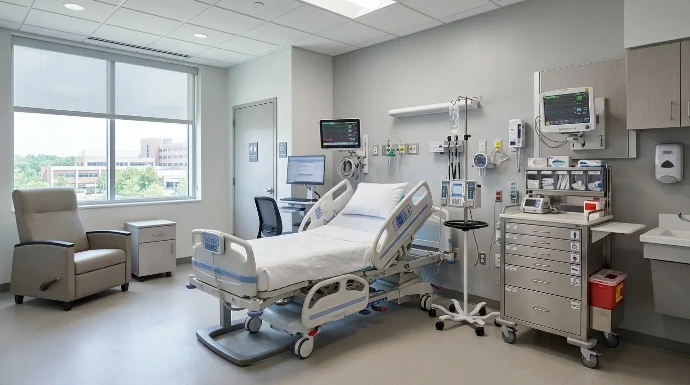 Hospital Furniture & Beds | Amalgam Med Ergonomic clinical beds, carts, and patient care furniture from Amalgam Med