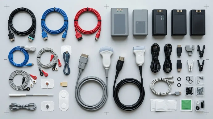 Medical Accessories & Spare Parts | Amalgam Med Medical sensors, cables, batteries, probes, and replacement components from Amalgam Med